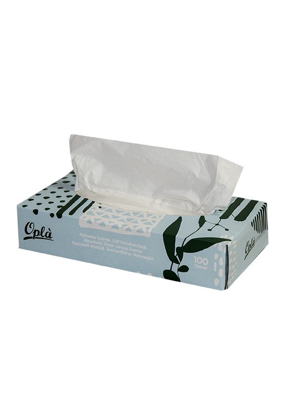Estuche pañuelos Tissue faciales - 100 unds