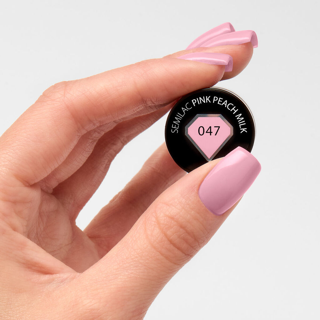 047 Semilac Pink Peach Milk 7ml
