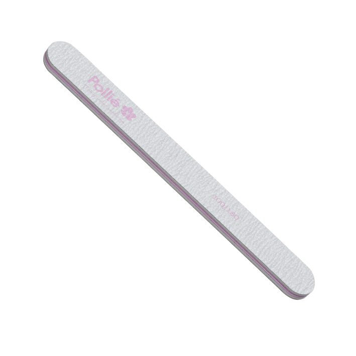 Pack 12 limas 100/180 acolchada cebra 175X3mm