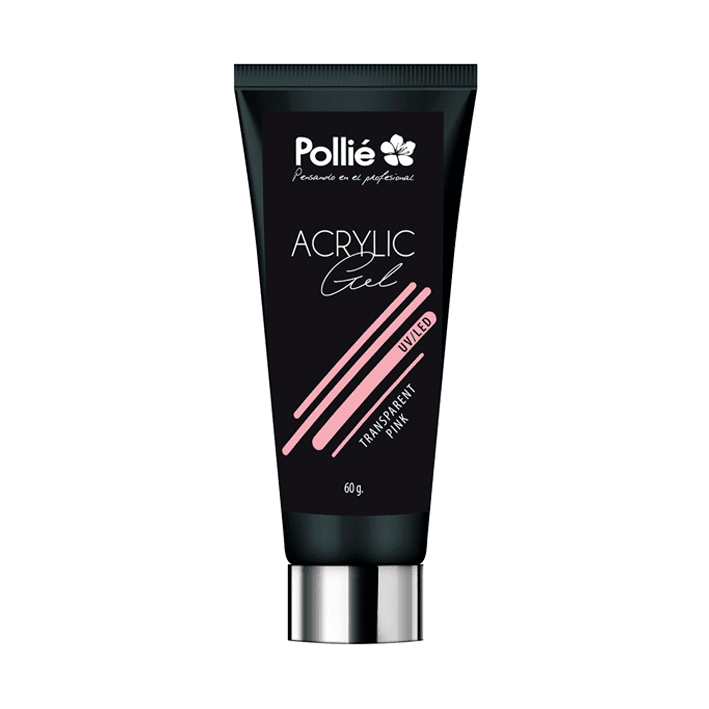 Acrylgel Pollie transparent pink 60 grs