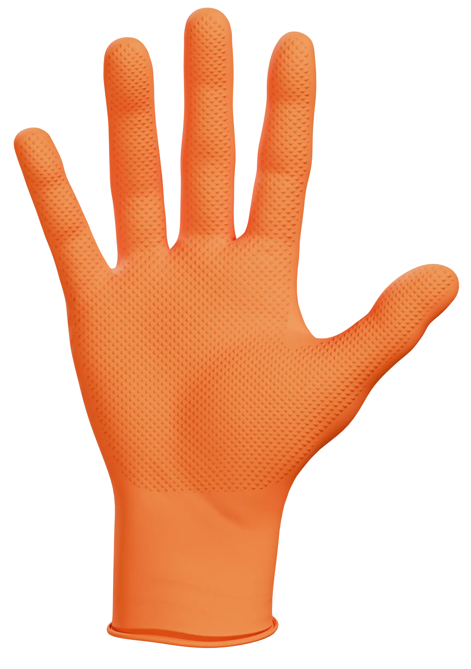 GUANTES FLASH POWER NITRILO M NARANJA SIN POLVO - 50 unds