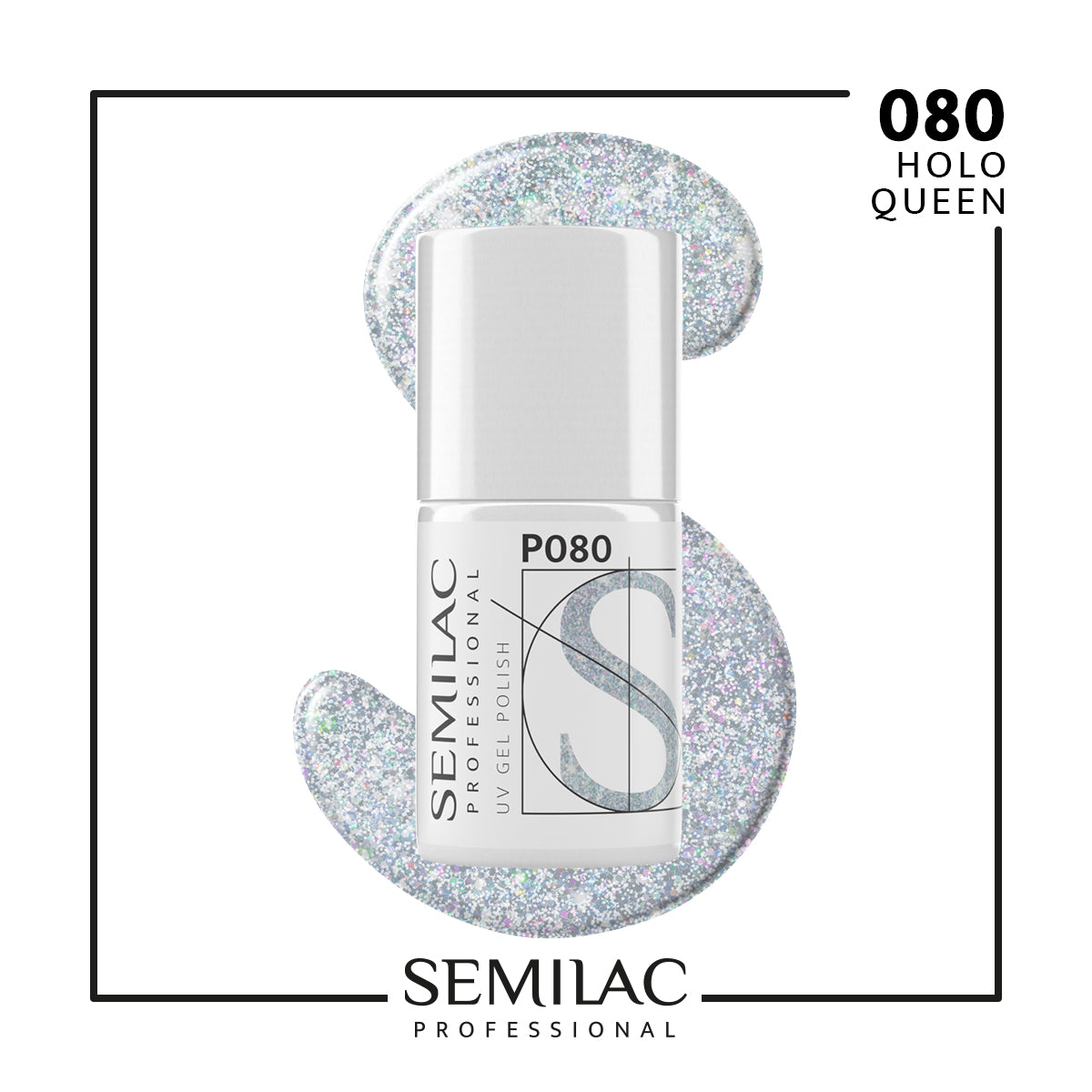 P080 Semilac Professional Holo Queen 7 ml