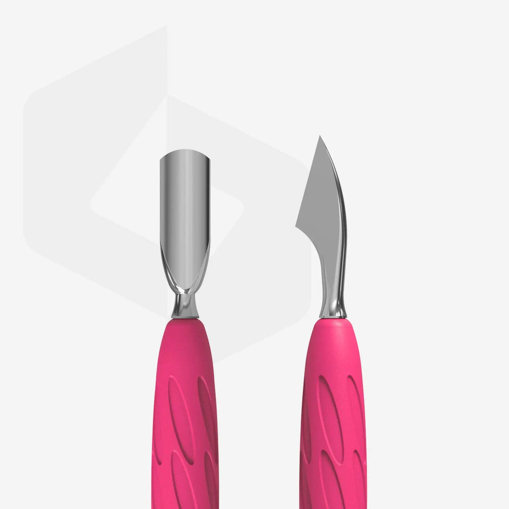 Empujador Staleks con mango de silicona UNIQ 10 TIPO 3