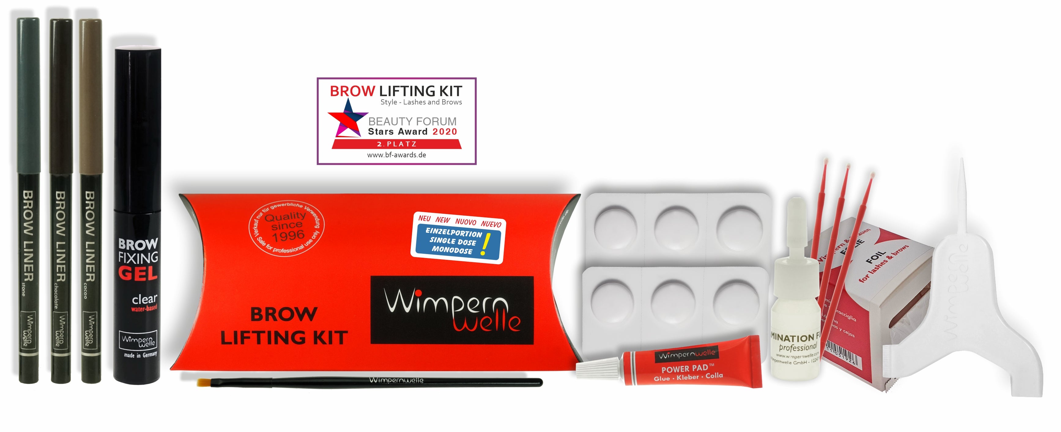 Kit COMPLETO Lifitng de CEJAS & Styling Wimpernwelle - 15 sesiones