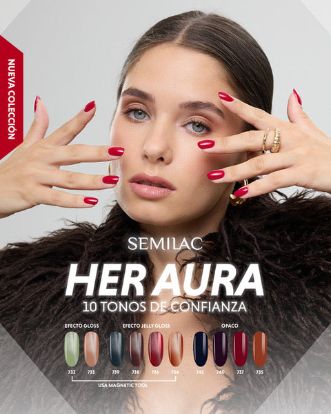 732 Pistachio Latte Gloss Semilac 7 ml
