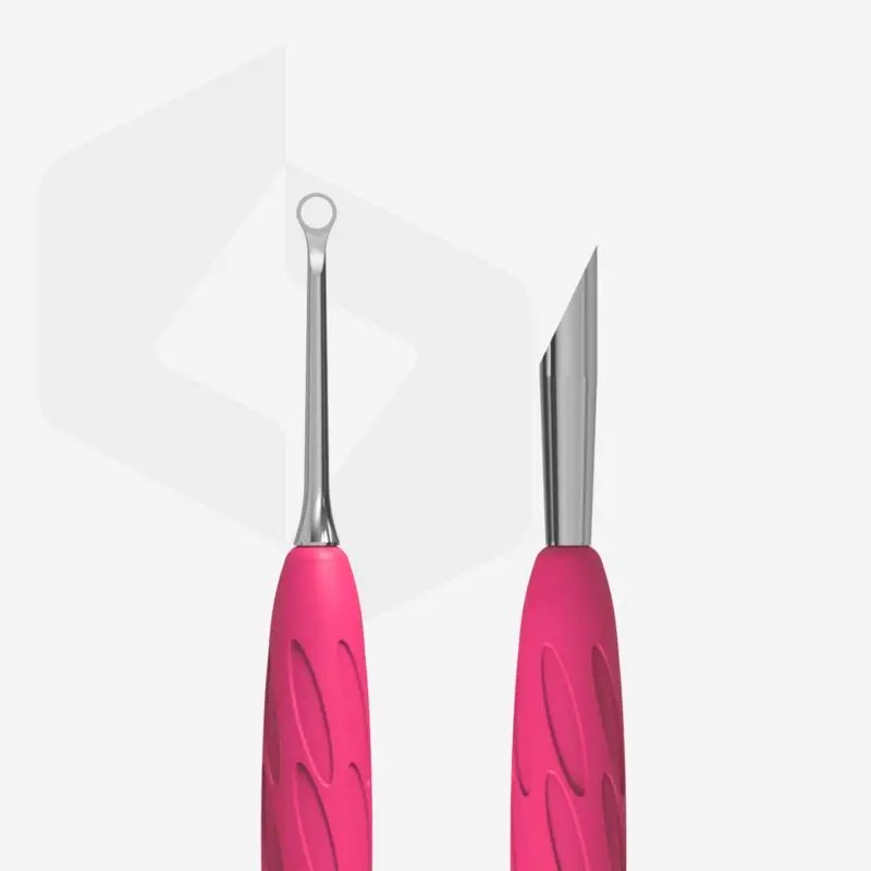 Empujador Staleks con mango de silicona UNIQ 11 TIPO 2
