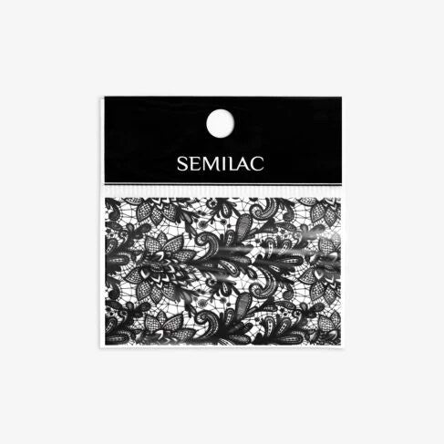 25 Foil Semilac Black Lace