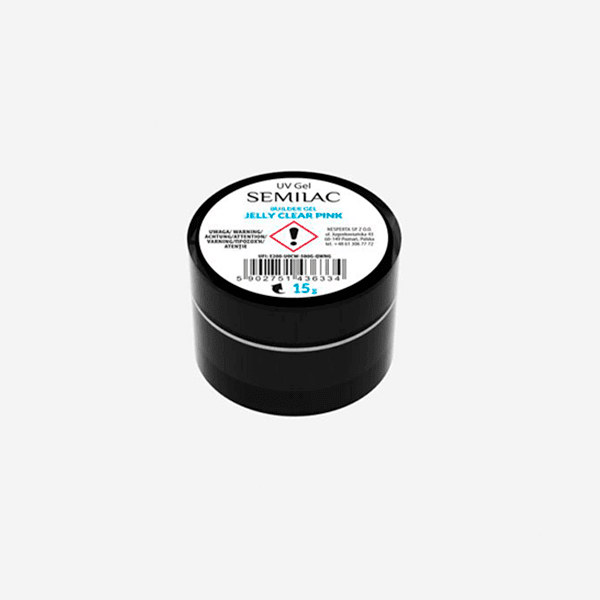 Gel Constructor Semilac Jelly Clear Pink 15g