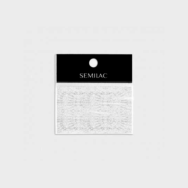 16 Foil Semilac White Lace