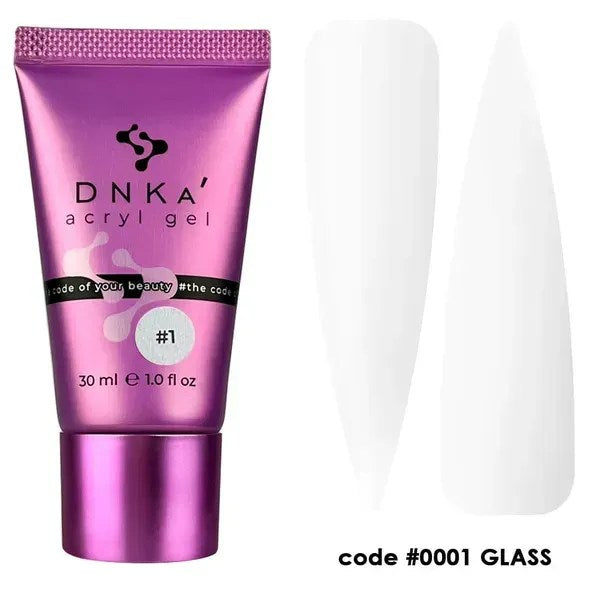 ACRYL GEL (tube)30 ml #0001 Glass
