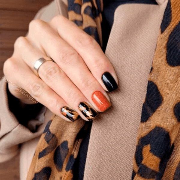 19 Foil Semilac Wild Animals Leopard