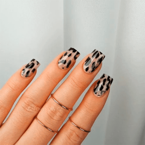 21 Foil Semilac Wild Animals Classic Leopard