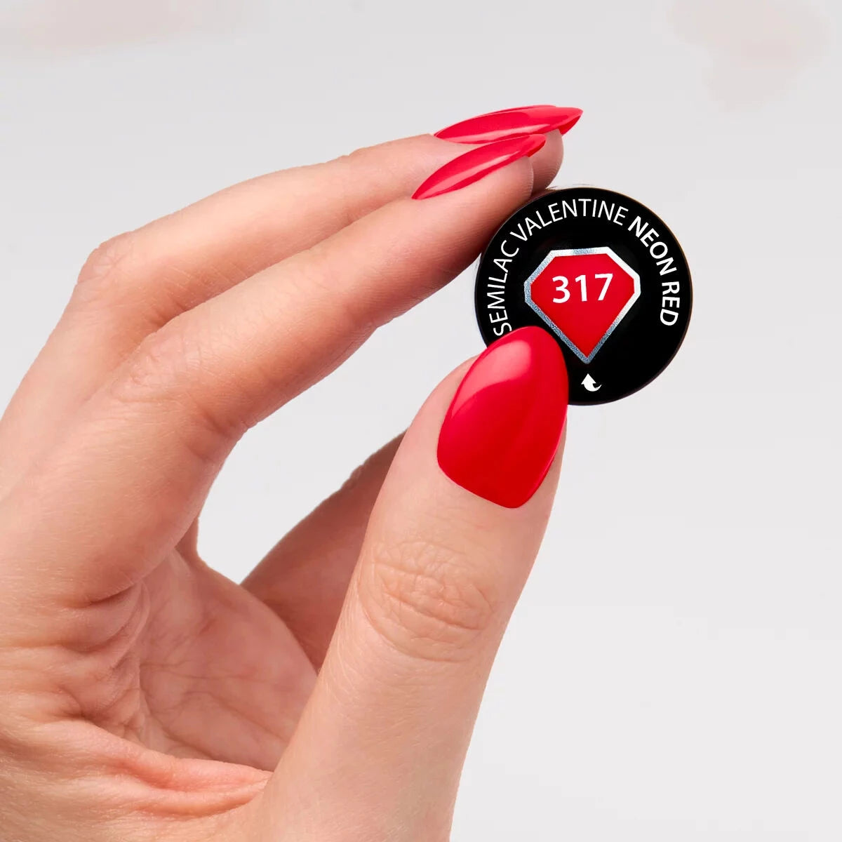 317 Neon Red Semilac 7ml