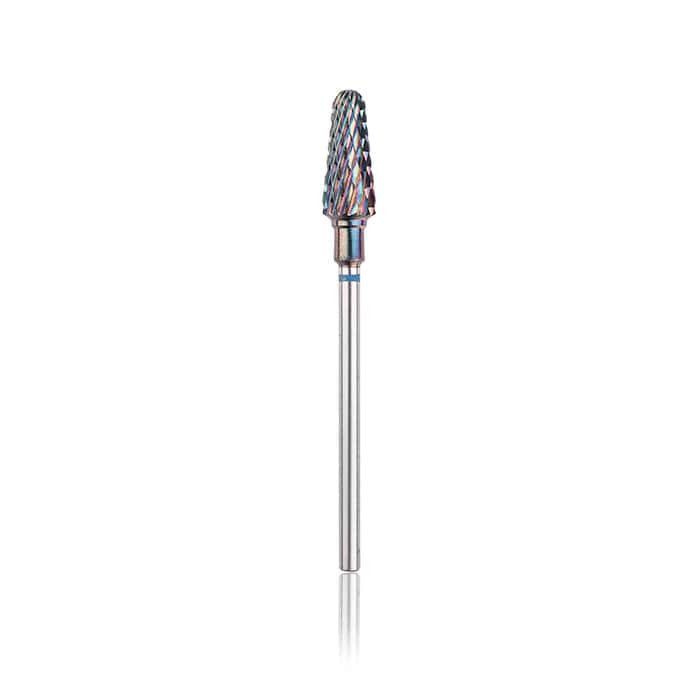 Fresa Head de carburo de tungsteno cono redondeado azul  6 mm