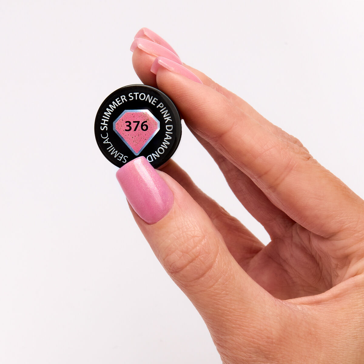 376 Semilac Stone Pink Diamond 7ml