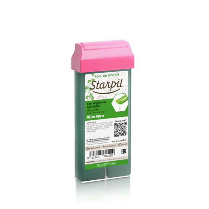 Caja Cera Roll-on Starpil Aloe Vera 110g -20-unds