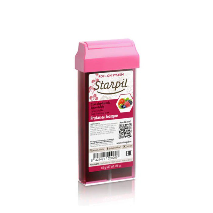 Caja Cera Roll-on Starpil Frutas del Bosque 110g - 20 unds