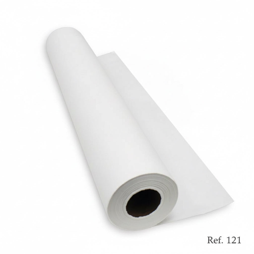 Caja 6 Rollos Camilla Polipropileno Blanco 80mts - Ref.121
