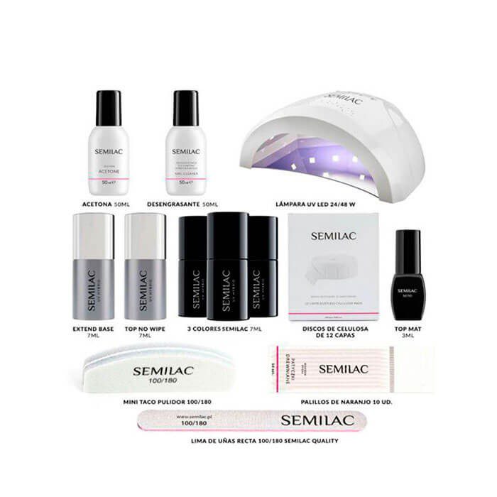 KIT Semilac Love Me UV/LED 48/24W