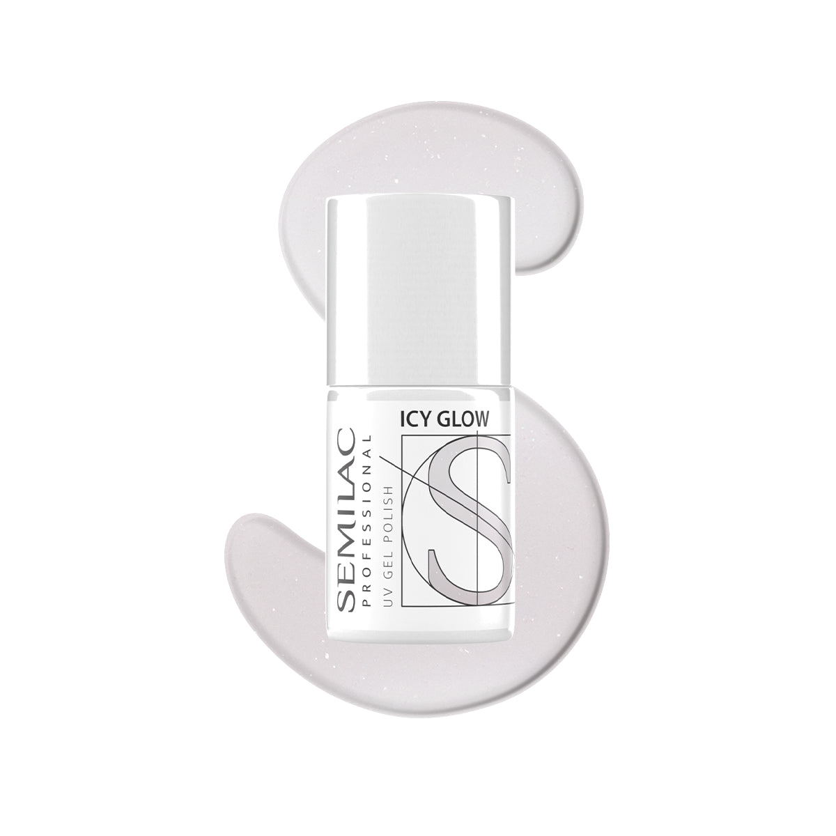 Semilac Professional Top No Wipe Icy Glow 7ml