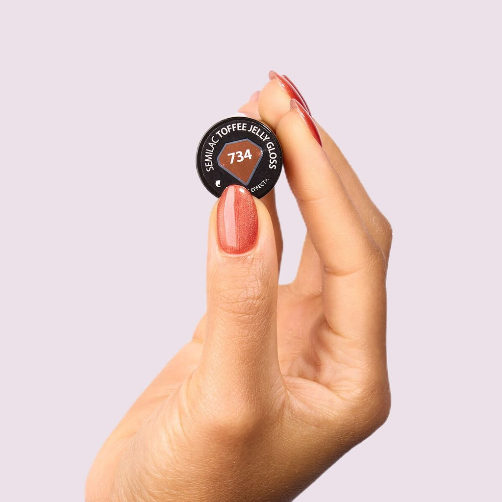 734 Toffee Jelly Gloss Semilac 7ml