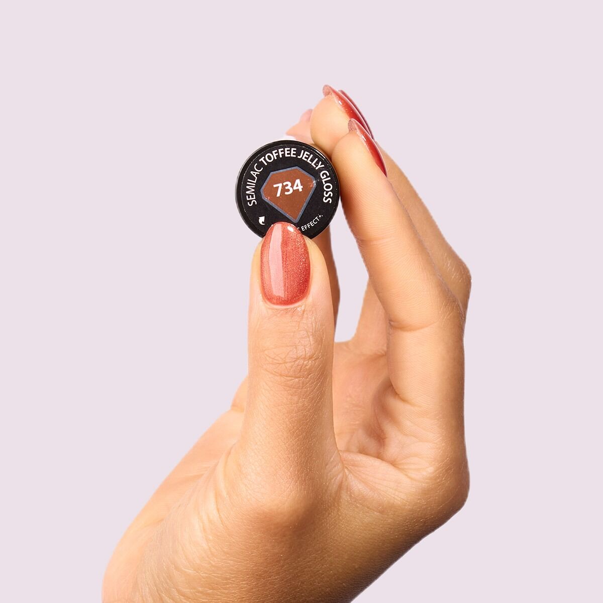 734 Toffee Jelly Gloss Semilac 7ml