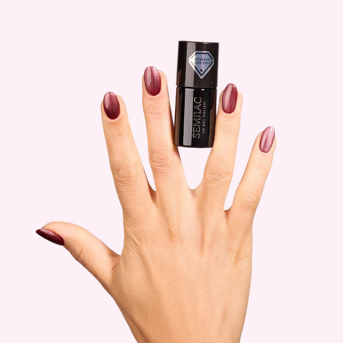 738 Cherry Choco Jelly Gloss Semilac 7ml