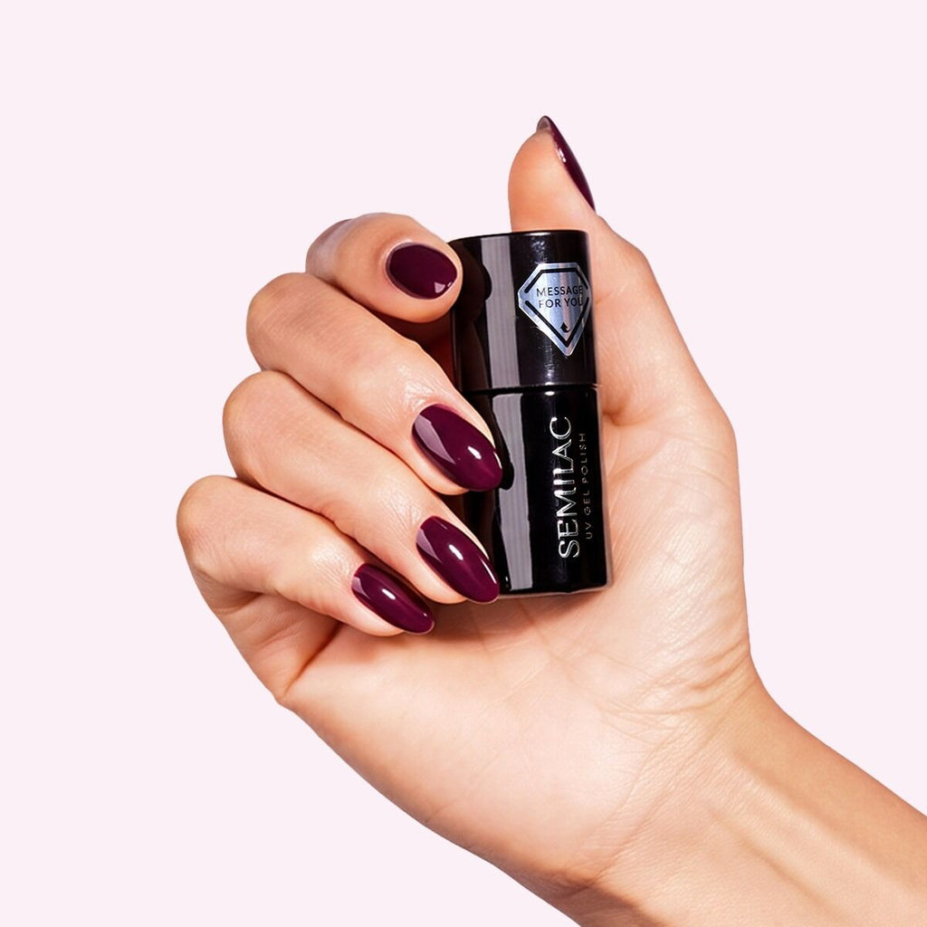740 Deep Plum Semilac 7ml