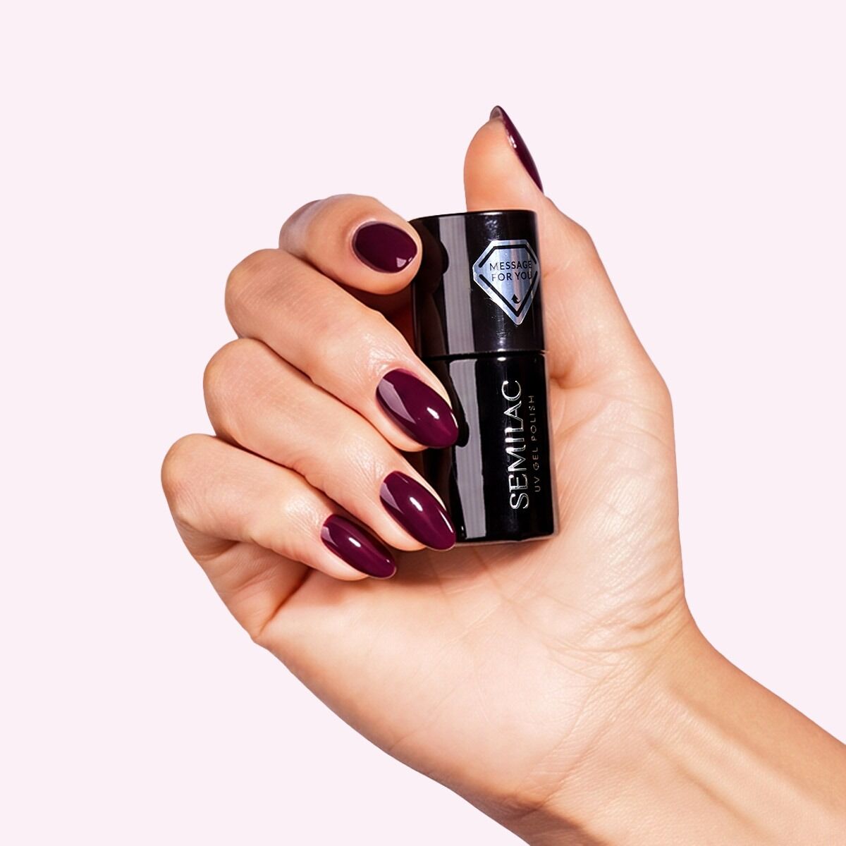 740 Deep Plum Semilac 7ml