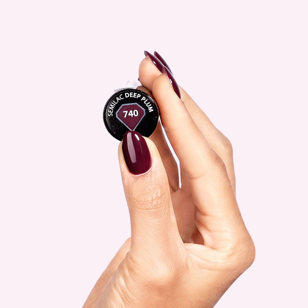 740 Deep Plum Semilac 7ml
