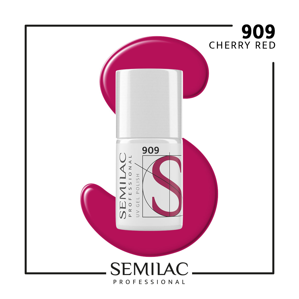 909 Semilac Professional Cherry Red 7ml