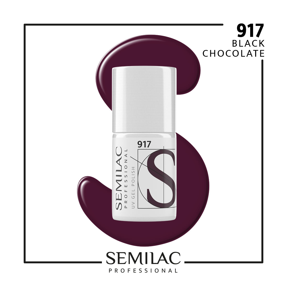 917 Semilac Professional Black Chocolate 7ml
