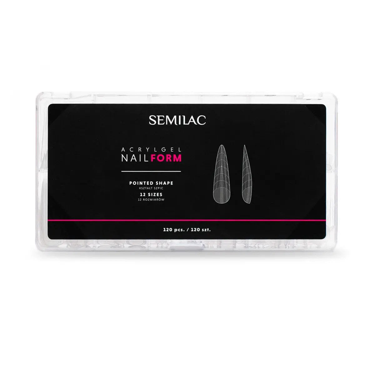 Tips Semilac Acrylgel Nail Form Almond 120 uds