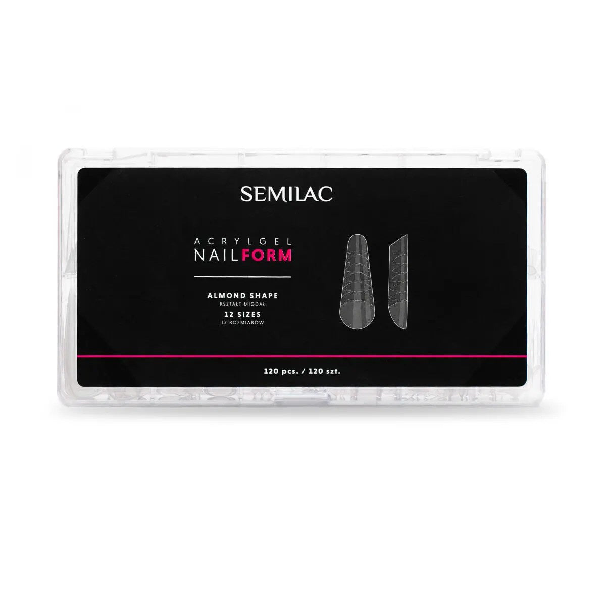 Tips Semilac Acrylgel Nail Form Pointed 120 uds