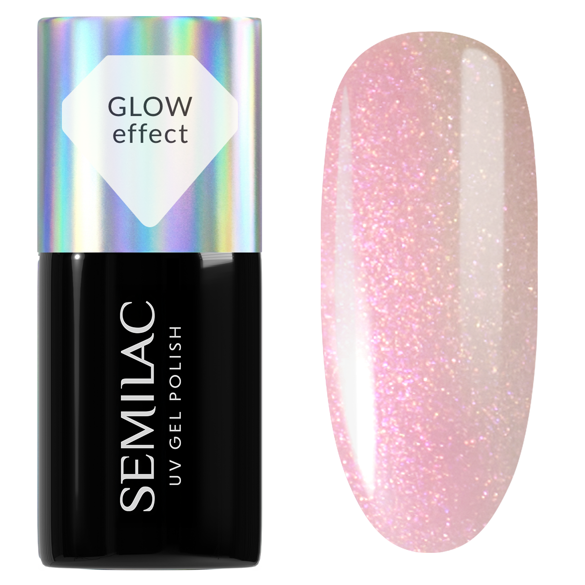 987 Semilac Cream Pink Glow 7 ml