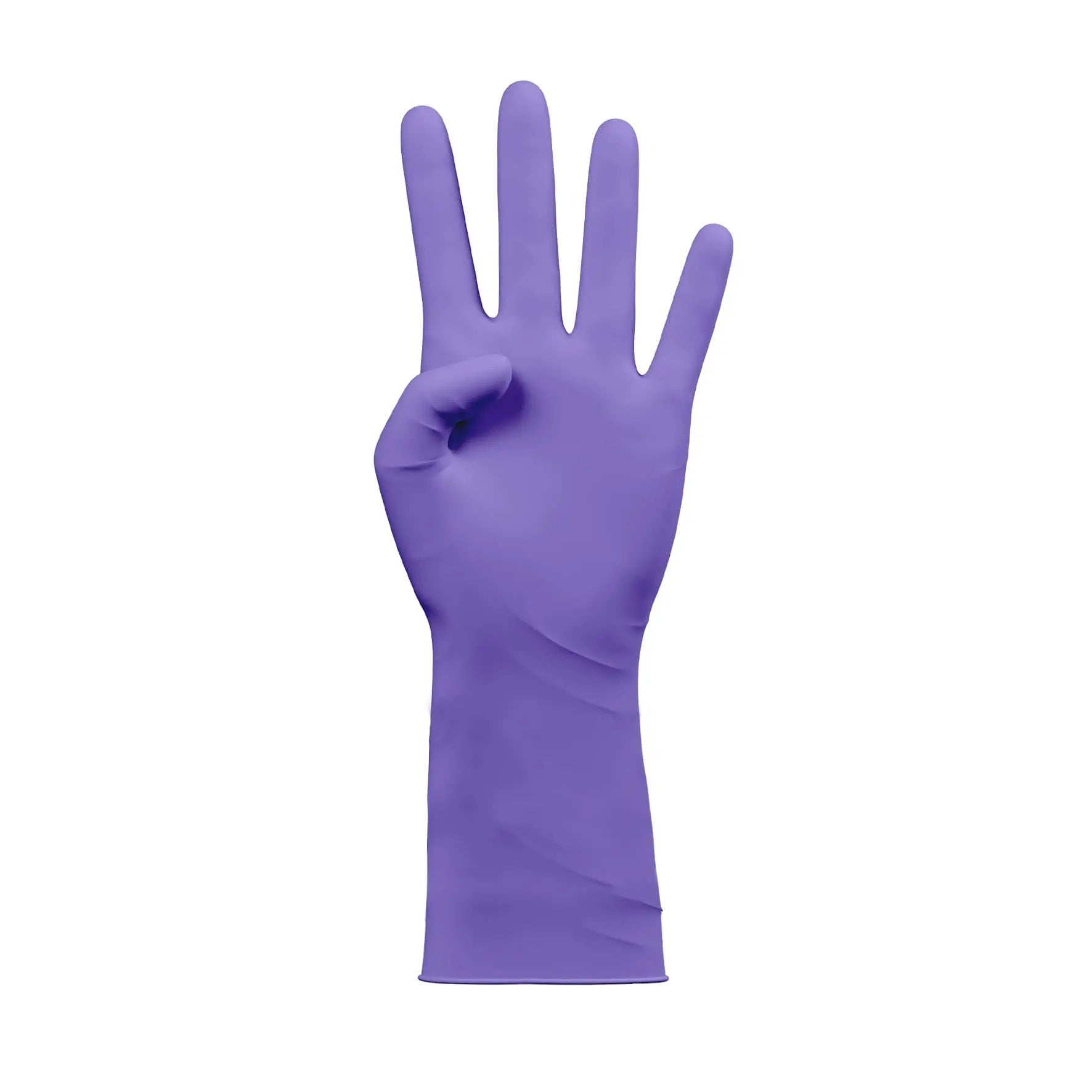 GUANTES NITRILO HR8 MORADOS SIN POLVO M - 50 unds