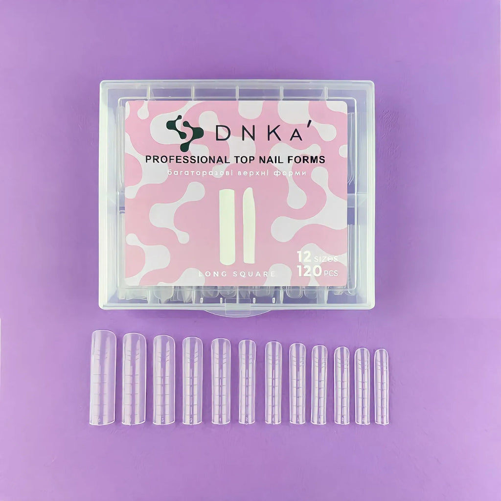 DNKa' Top Nail Forms Long Square,120pcs