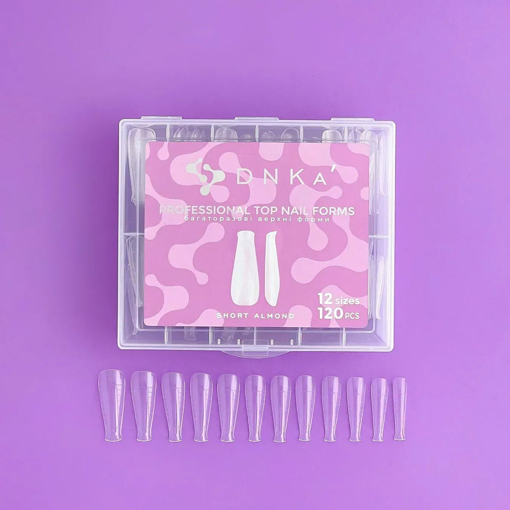 DNKa' Top Nail Forms Short Almond,120pcs