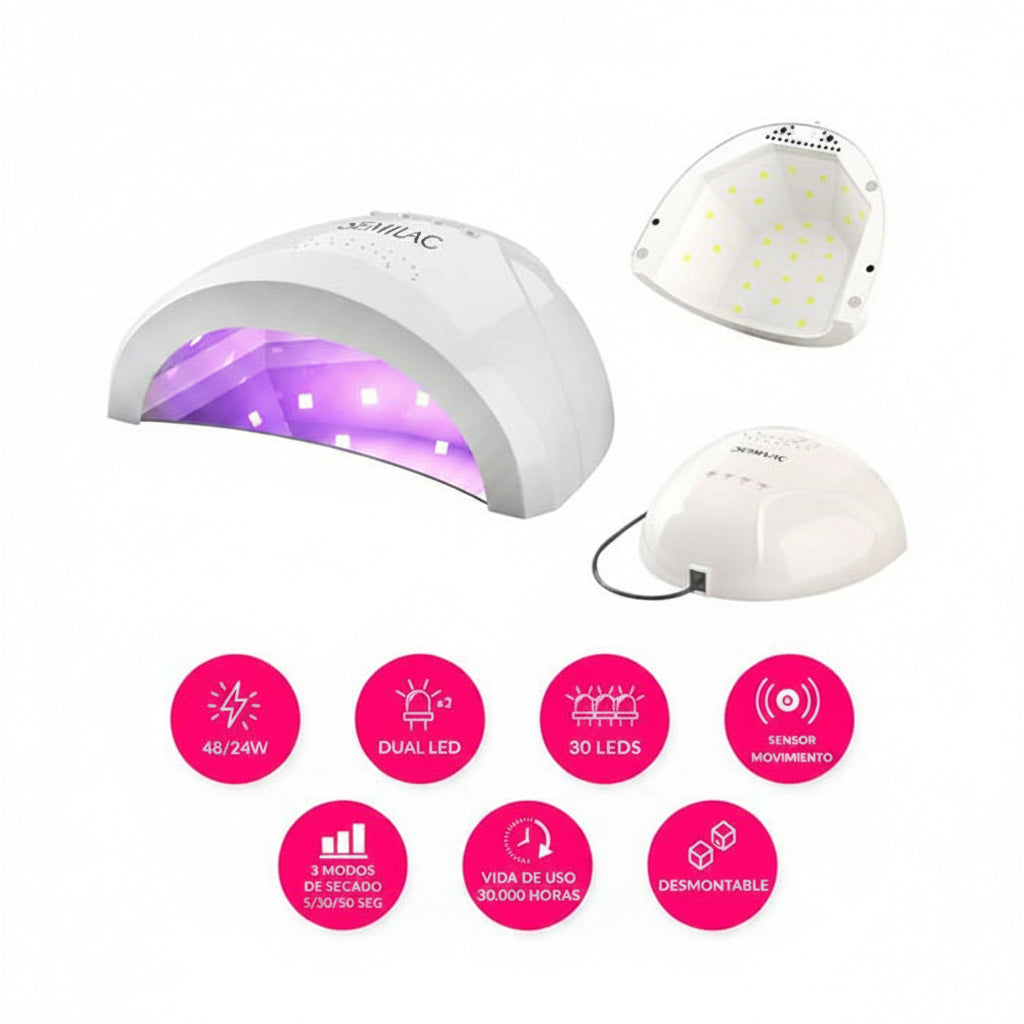 Lámpara UV/Led Semilac 24/48w