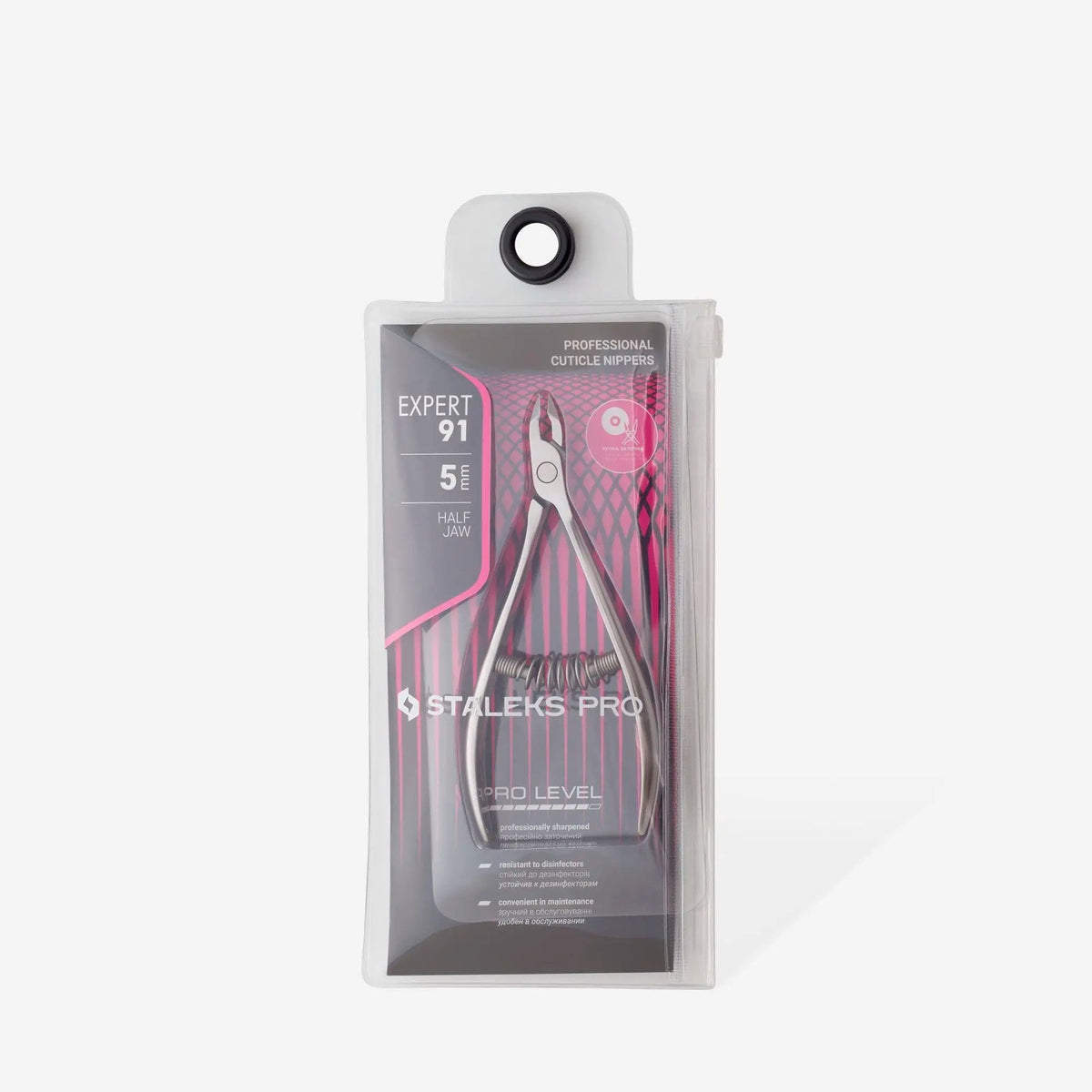 Alicate profesional para Cutícula Staleks Pro Expert 91