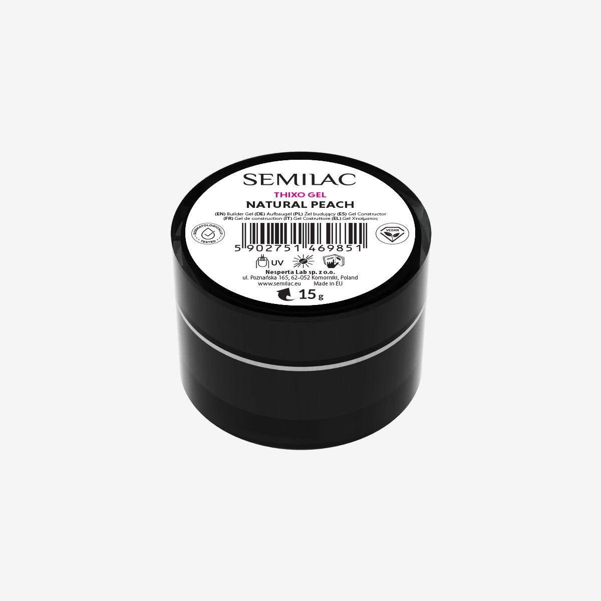 Gel Semilac Thixo Natural Peach 15 g