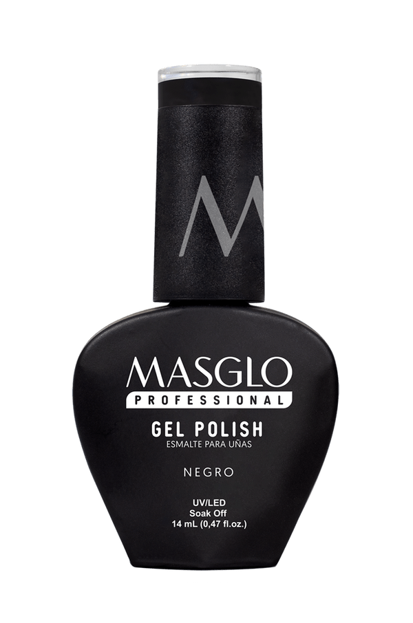 ESMALTE SEMIPERMANENTE MASGLO PROFESSIONAL - NEGRO 14ml