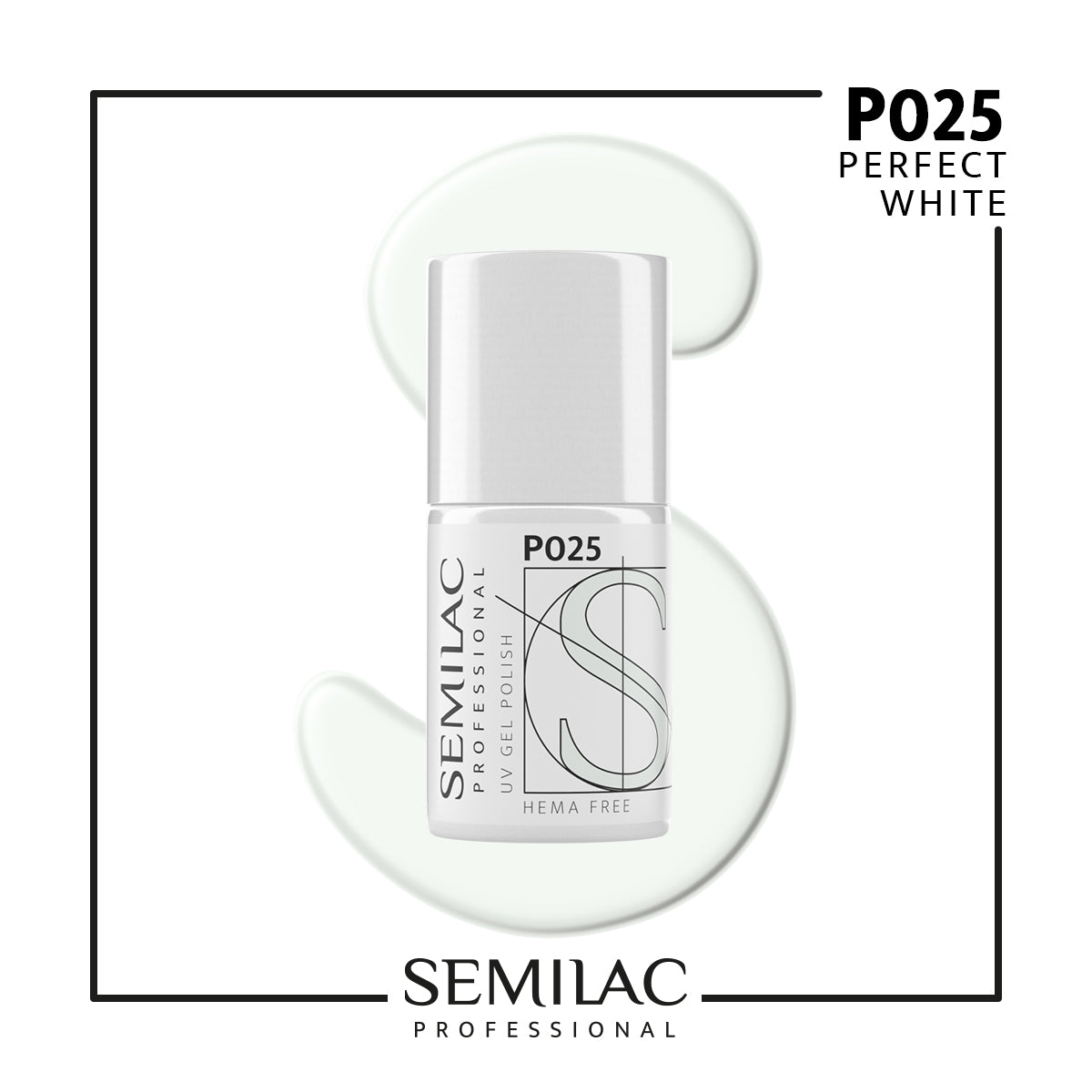P025 Semilac Professional Perfect White 7ml