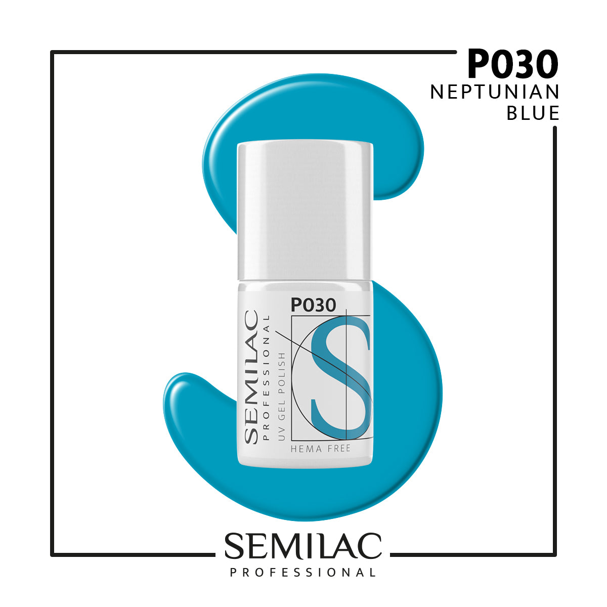 P030 Semilac Professional Neptunian Blue 7ml