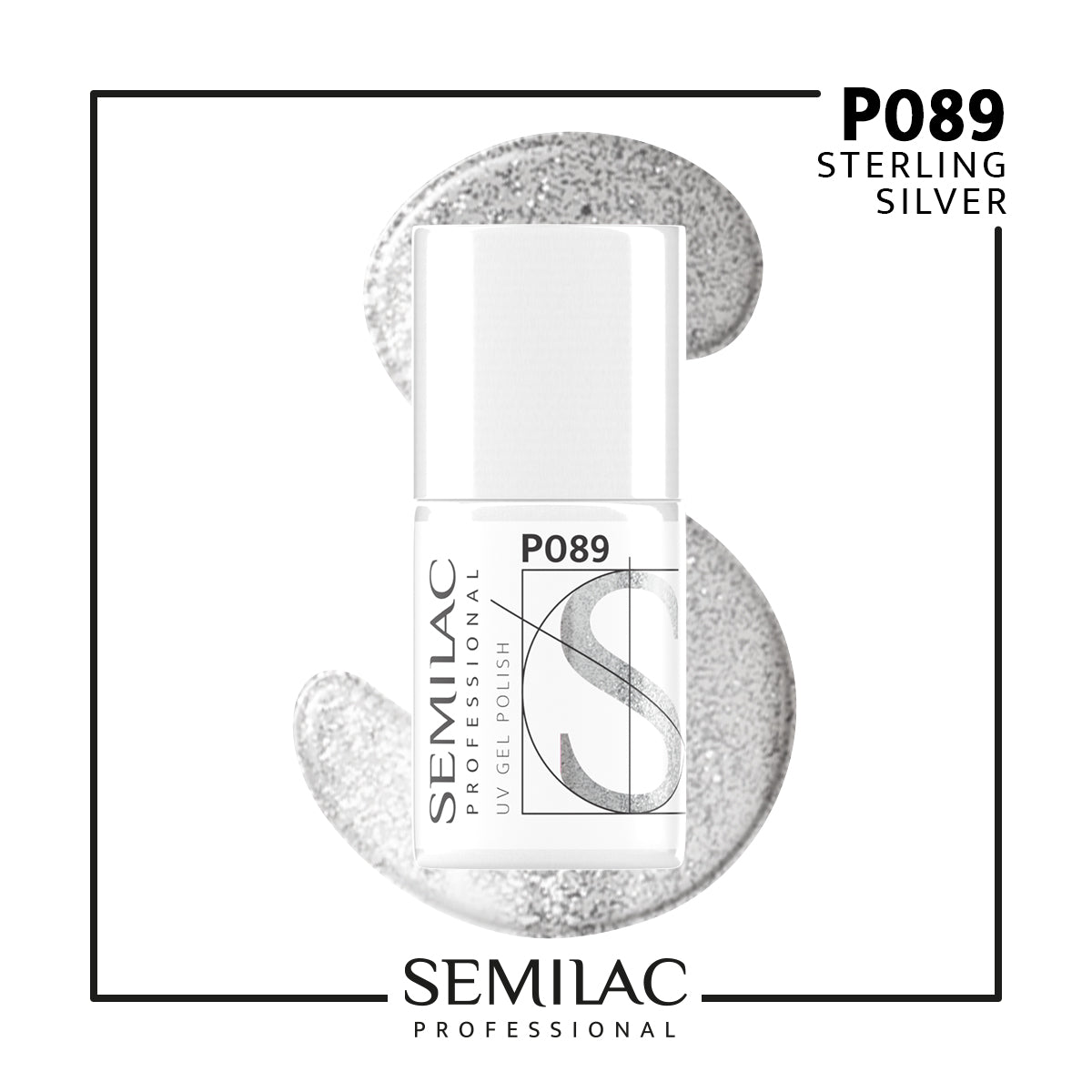 P089 Semilac Professional Sterling Silver 7 ml