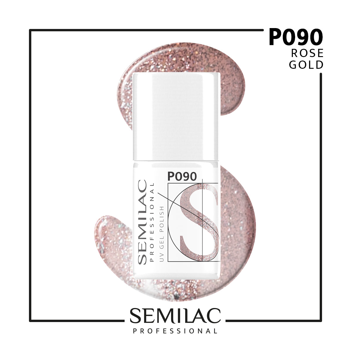 P090 Semilac Professional Rose Gold 7 ml