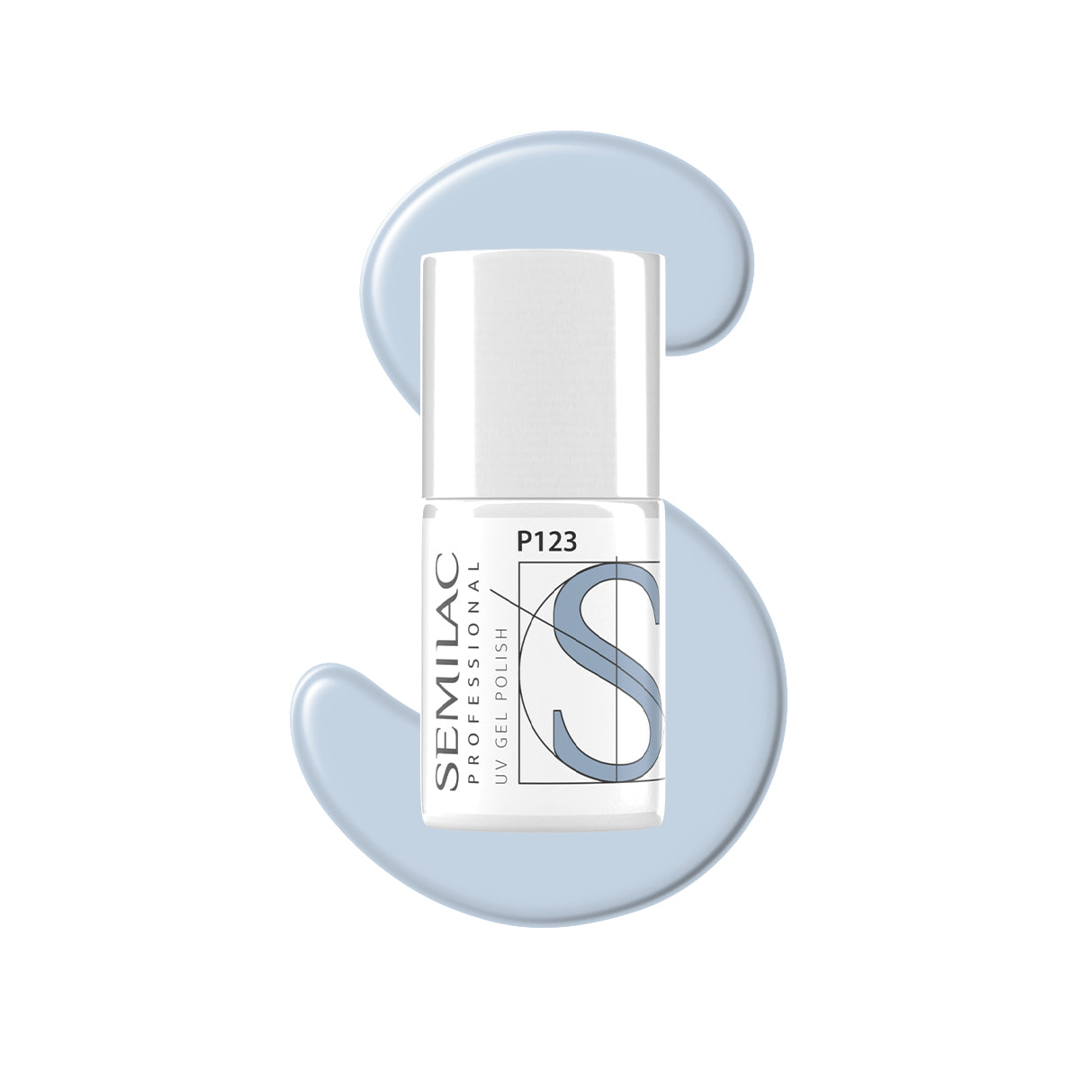 P123 Semilac Professional Snow Blue 7ml