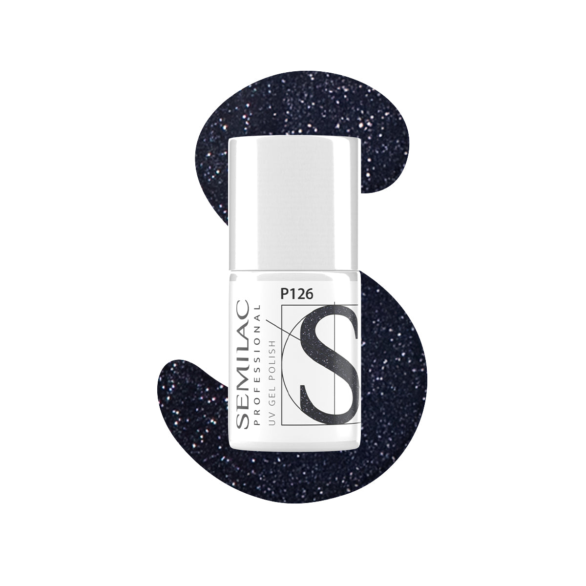 P126 Semilac Professional Stardust Veil 7ml