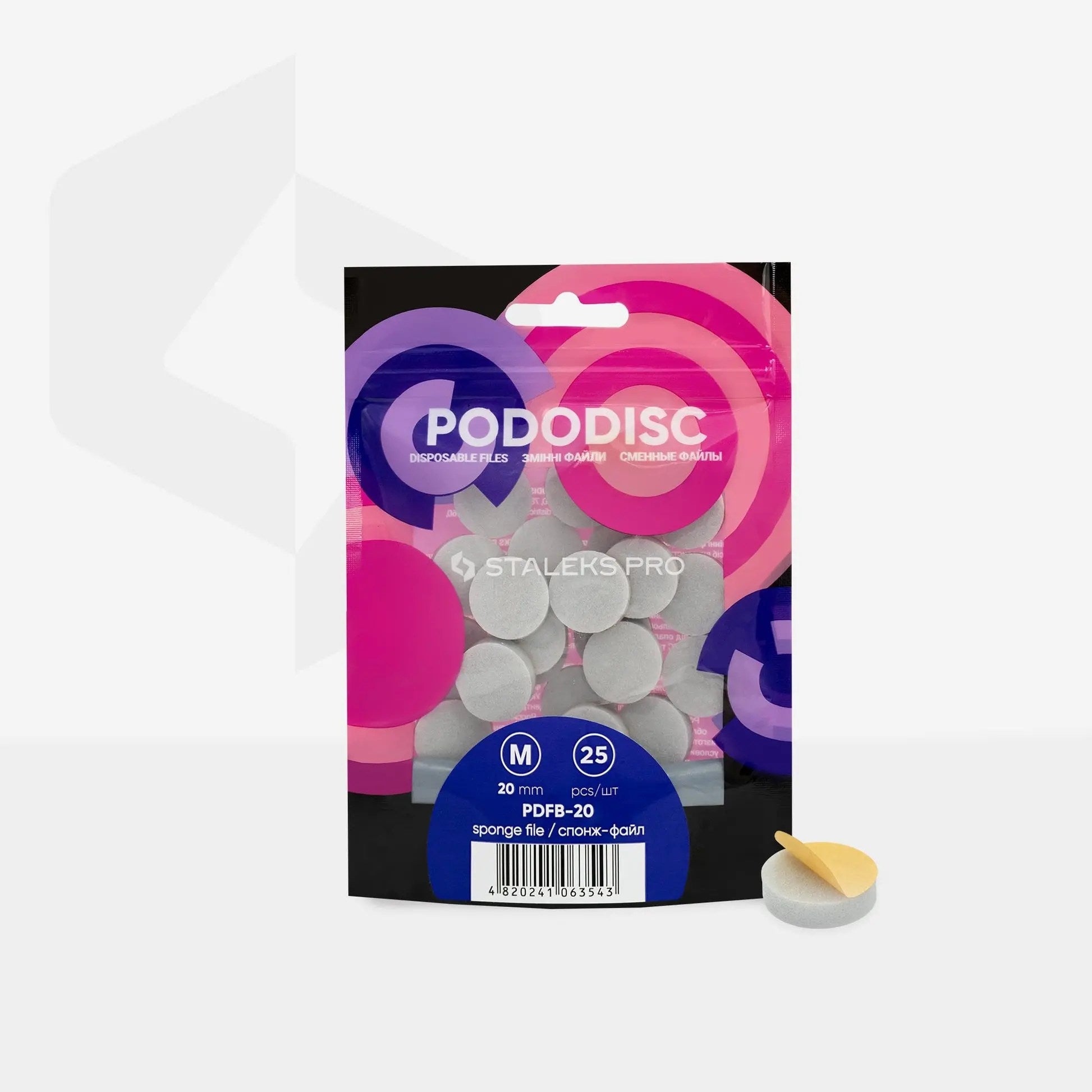 Recambio Esponja Pododisc Staleks 25 uds