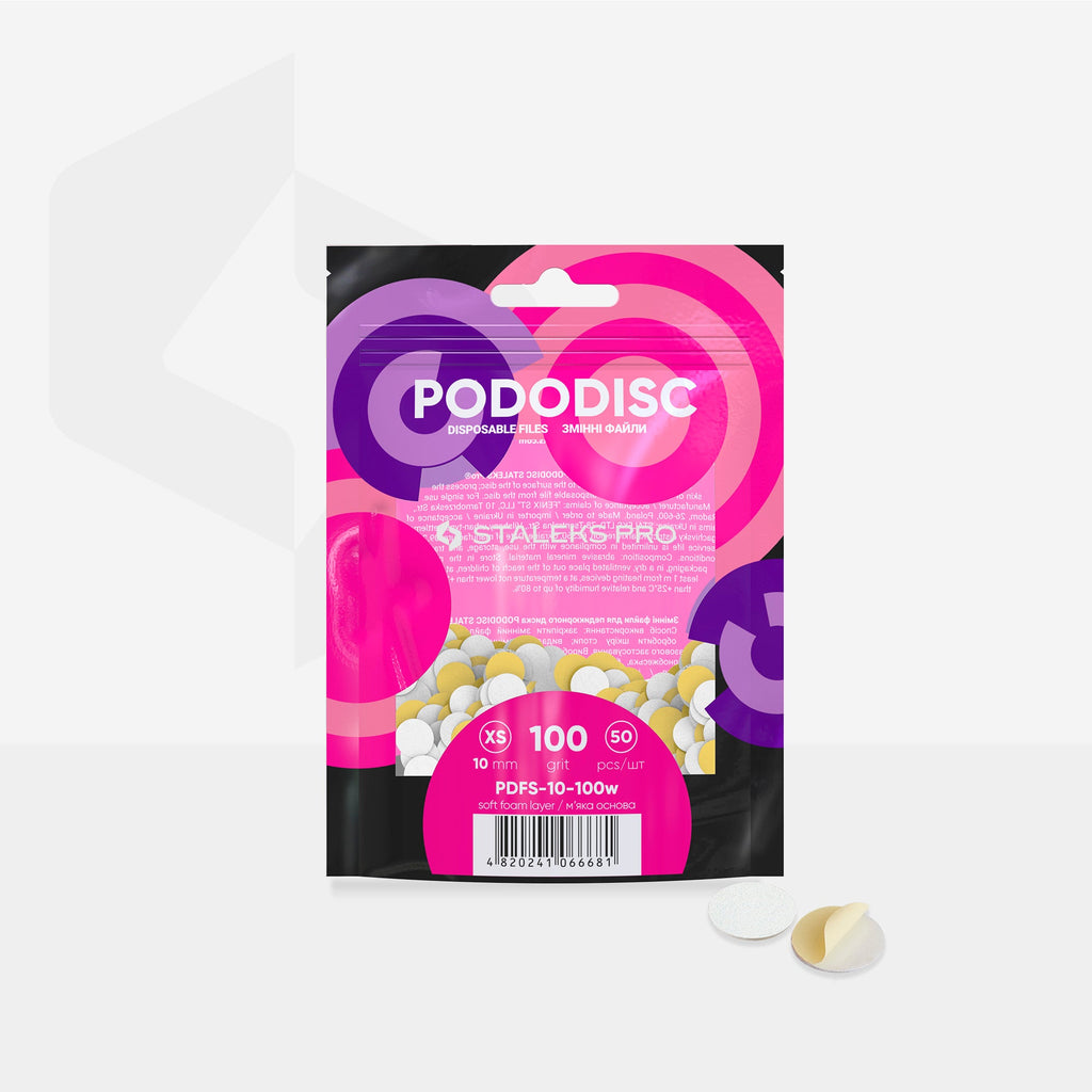 Recambio Pododisc blancas con Espuma Staleks  XS - 50 uds